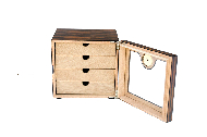 Humidor Cabinet macass. /80 cig.