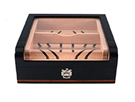 Humidor Carbon fiber Splendor/glass /30 cig.