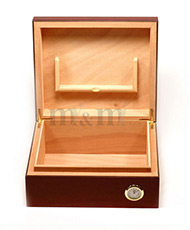 Humidor Park Lane Burgundy gloss na 50 cigár