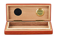 Humidor Pak Lane Cedar gloss cestovný na 3 cigary