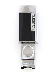 Zapaľovač na cigary Lubinski Tivoli s gilotínou čierny