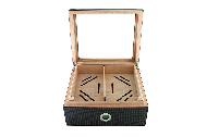 Humidor presklenný Carbon fiber /60 cig.