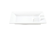 Popolník small ceramic white /1 cig.