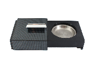 Popolník "Cigar Ashtray Carbon/Black"