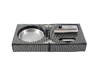 SET Popolník/Orezavač "Cigar Ashtray Carbon
