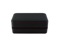 Cestovný humidor kožený black / 6 cig.