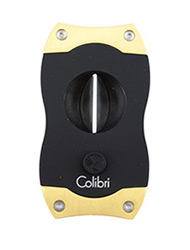 Gilotína na cigary Colibri V-Cut black+gold