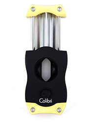 Gilotína na cigary Colibri V-Cut black+gold
