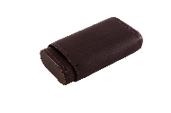 Púzdro leather brown smooth /3cig.