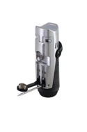 Zapaľovač 3-jet Torch Chrome w/punch & enh