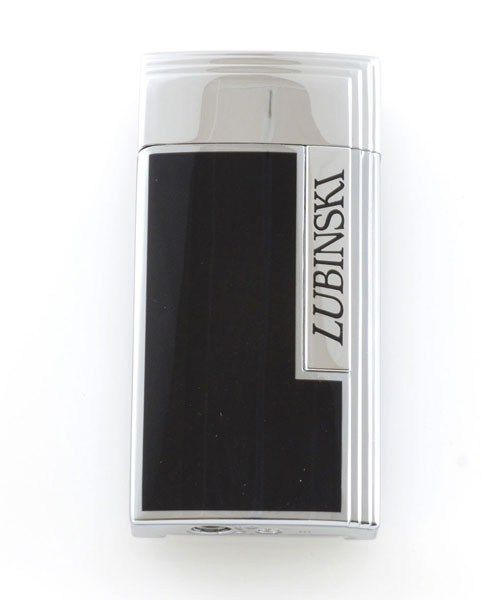 Zapaľovač na cigary Lubinski Tivoli s gilotínou čierny